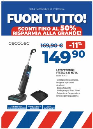 CECOTEC LAVAPAVIMENTI FREEGO S10 NOVA